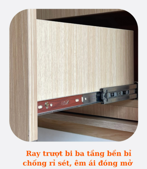 Tủ quần áo cánh kính khung nhôm - 9
