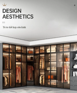 Tủ quần áo cánh kính khung nhôm - 34 Tủ quần áo cánh kính khung nhôm - 33