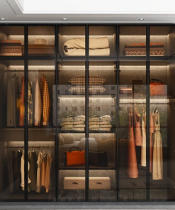 Tủ quần áo cánh kính khung nhôm