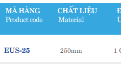 Ray âm giảm chấn có khóa cài Euronox EUS-25 - 8 Ray âm giảm chấn có khóa cài Euronox EUS-25