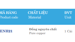 Tay núm Euronox ENH21 - 7 Tay núm Euronox ENH21