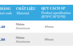 Tay nắm Euronox ENH7.98