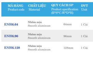 Tay nắm Euronox ENH6.128