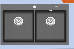 Chậu rửa chén đá Granite 1 hộc lớn Ecalite EGS-6006.8651LG