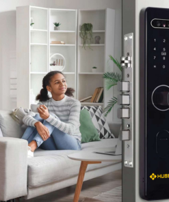 Khóa điện tử Cửa Gỗ Hubert HB CG75 BLACK - 12 Khóa điện tử Cửa Gỗ Hubert HB CG75 BLACK - 11