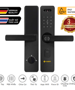 Khóa điện tử Cửa Gỗ Hubert HB CG75 BLACK - 14 Khóa điện tử Cửa Gỗ Hubert HB CG75 BLACK - 13