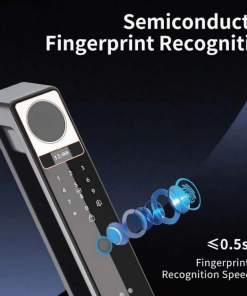 Khóa điện tử Cửa Gỗ Hubert HB CG69 Black - 17