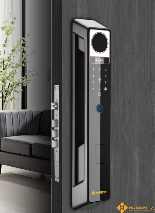 Khóa điện tử Cửa Gỗ Hubert HB CG69 Black - 7