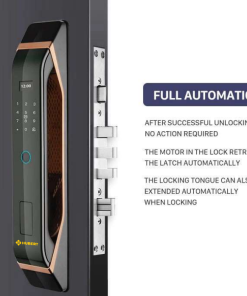 Khóa điện tử Hubert HB CG68 Copper - 11