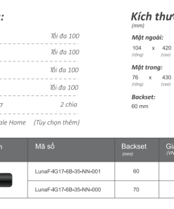 Khóa Điện Tử Yale Luna Pro+ Face ID LunaF-IG17-6B-35-NN-001 - 19