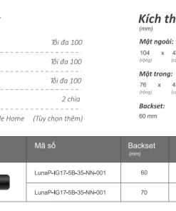 Khóa Điện Tử Yale LUNA PRO LunaP-IG17-5B-35-NN-001 - 7