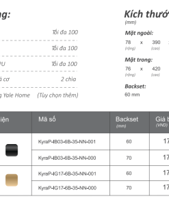 Khóa điện tử Yale KYRA Pro KyraP-IB03-6B-35-NN-001 - 9