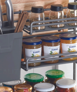 Kệ đựng gia vị chai lọ nan Oval EKA-N3001B - 7 Kệ đựng gia vị chai lọ nan Oval Ecalite EKA-N4001B