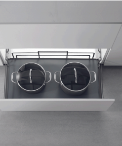 Kệ xoong nồi tủ dưới nan Oval Ecalite EKA-N6001B