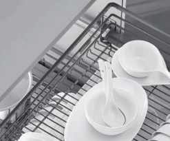 Kệ bát đĩa tủ dưới nan dẹt Ecalite ELA-N3056GB - 8