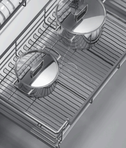 Kệ xoong nồi tủ dưới nan dẹt Ecalite ELA-N3056G