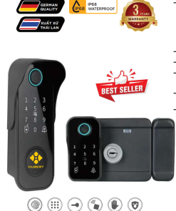 Khoá điện tử cửa cổng Hubert HB CC78 Black