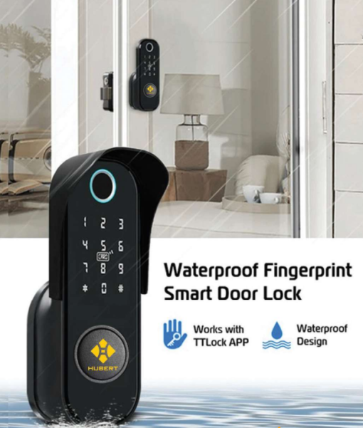 Khoá điện tử cửa cổng Hubert HB CC78 Black - 7