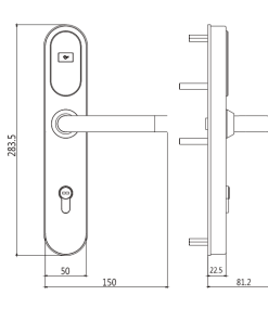 Khoá điện tử Khách Sạn Dự Án Hubert HB KSCGDA 06 - 8 Khoá điện tử Khách Sạn Dự Án Hubert HB KSCGDA 06 - 7