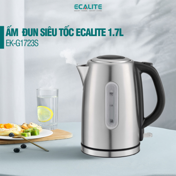 Ấm đun siêu tốc cao cấp Ecalite EK-G1723S (1.7L) - 3