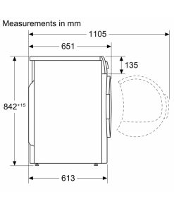 Máy Sấy Quần Áo BOSCH WQB245B0SG 9Kg - 22 Máy Sấy Quần Áo BOSCH WQB245B0SG 9Kg - 21