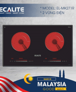 Bếp hồng ngoại 2 vùng nấu Ecalite EL-MK271R