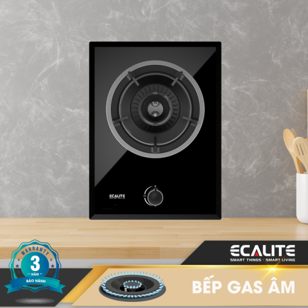 Bếp gas âm 1 vùng nấu Ecalite EG-XD132644B - 1