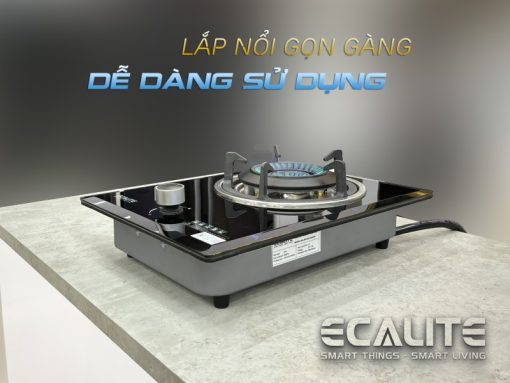 Bếp gas âm 1 vùng nấu Ecalite EG-XD132644B
