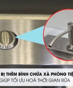 Chậu rửa chén Inox 2 hộc Ecalite ESD-11650HS