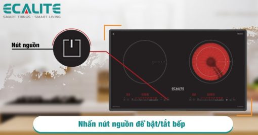 Bếp 1 điện 1 từ kết hợp Ecalite EL-MK2688IR