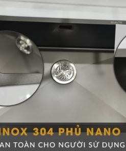 Chậu rửa chén Inox Ecalite ESD-7845HB - 15