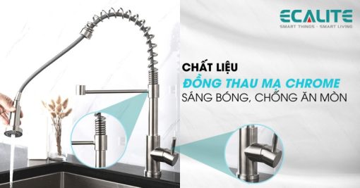 Vòi rửa chén nóng lạnh Ecalite EF-K102C