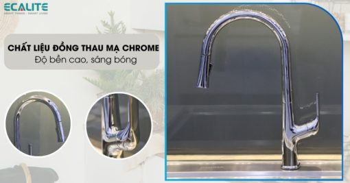 Vòi rửa chén nóng lạnh Ecalite EF-K569C - 13