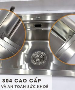 Chậu rửa chén Inox Ecalite ESD-8250HS - 22 Chậu rửa chén Inox Ecalite ESD-8250HS - 21