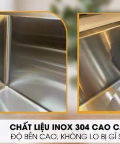 Chậu rửa chén Inox - 1 hộc Ecalite ESL-5843DL