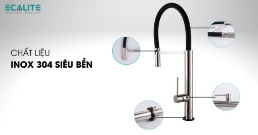 Vòi rửa chén nóng lạnh Ecalite EF-K200Si
