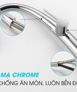 Vòi rửa chén nóng lạnh Ecalite EF-K114C - 18