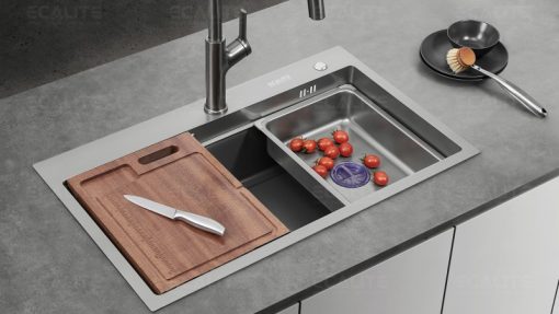 Chậu rửa chén Inox - 1 hộc Ecalite ES-N17845HS