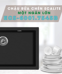 Chậu rửa đá Granite 1 hộc lớn Ecalite EGS-6001.7545B - 16 Chậu rửa đá Granite 1 hộc lớn Ecalite EGS-6001.7545B - 15