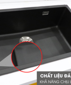 Chậu rửa đá Granite 1 hộc lớn Ecalite EGS-6001.27545HB - 14