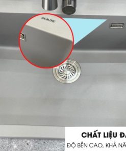 Chậu rửa đá Granite 1 hộc lớn Ecalite EGS-6001.27545LG - 12 Chậu rửa đá Granite 1 hộc lớn Ecalite EGS-6001.27545LG