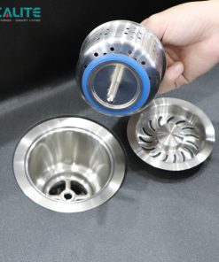 Chậu rửa đá Granite 1 hộc lớn Ecalite EGS-6001.27545HB