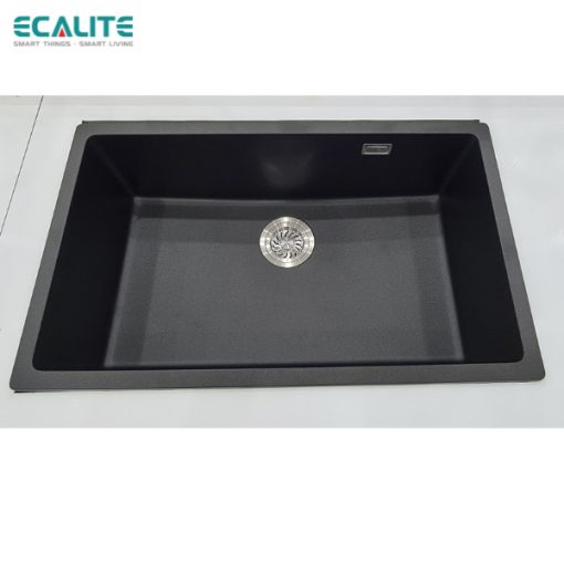 Chậu rửa đá Granite 1 hộc lớn Ecalite EGS-6001.7545B