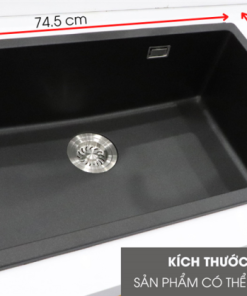 Chậu rửa đá Granite 1 hộc lớn Ecalite EGS-6001.7545B - 18 Chậu rửa đá Granite 1 hộc lớn Ecalite EGS-6001.7545B - 17