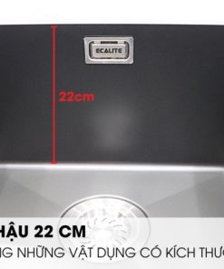 Chậu rửa chén Inox 2 hộc Ecalite ESD-8046HB - 13 Chậu rửa chén Inox 2 hộc Ecalite ESD-8245HB