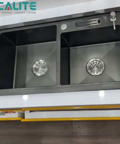 Chậu rửa chén Inox 2 hộc Ecalite ESD-8245HB