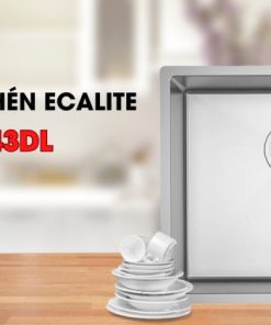 Chậu rửa chén Inox - 1 hộc Ecalite ESL-5843DL - 9