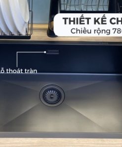 Chậu rửa chén Inox Ecalite ESL-7845OVD