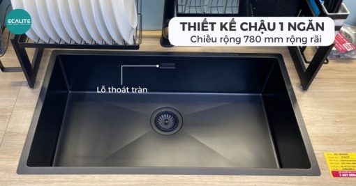 Chậu rửa chén Inox Ecalite ESL-7845OVD