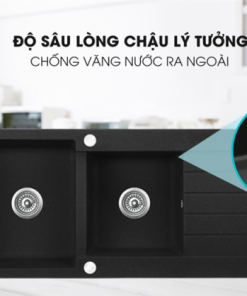 Chậu rửa chén đá Granite Ecalite EFS-2005.11559B